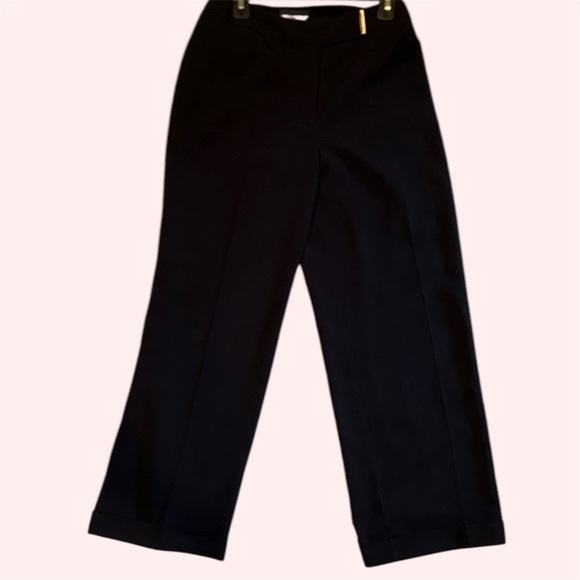 Metrostyle Black Wide Leg Trousers Tailored Fully Lined Size 6 - Picture 9 of 9